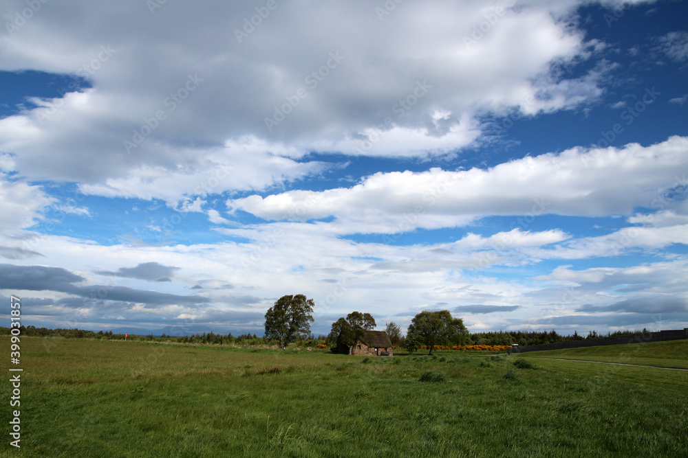 Field of the Battle at Culloden, Scotland
