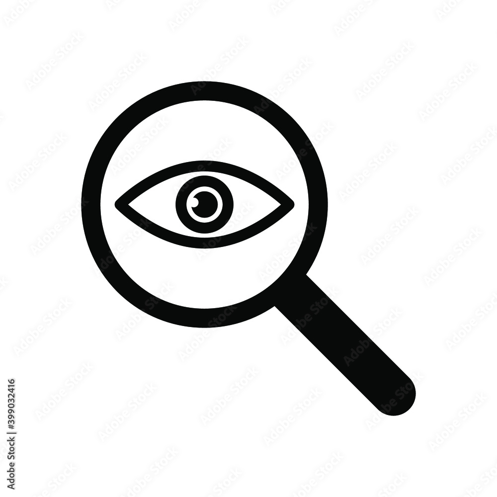 Eye Icon Vector Design Template on white background Eye Icon Vector Design Template on white background