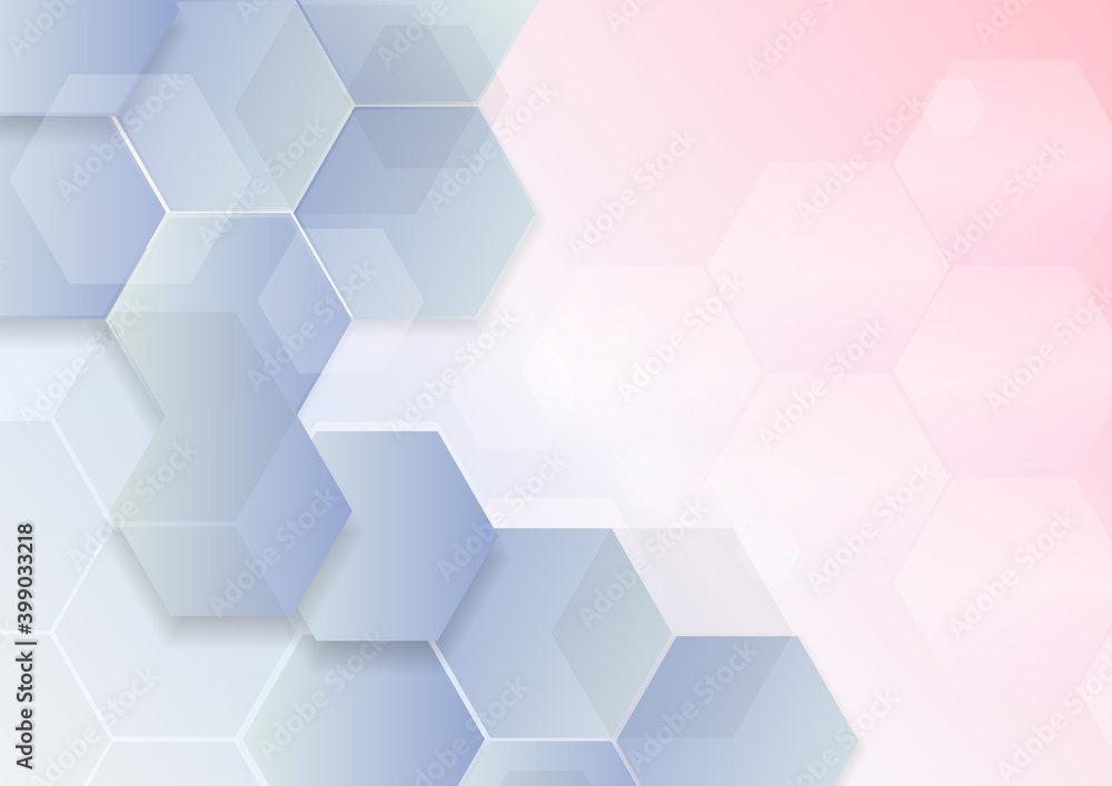 Abstract modern hexagon design overlapping background. Science concept medical. Abstract modern hexagon design overlapping background. Science concept medical.