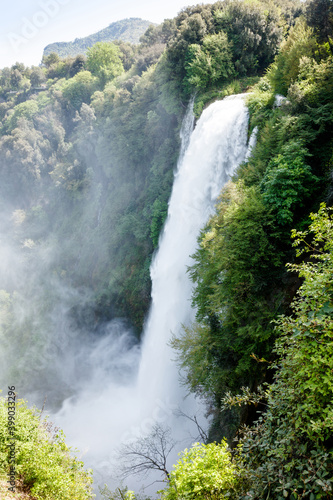 Marmore Falls  Umbria  Italy  Cascata delle Marmore  man-made waterfall