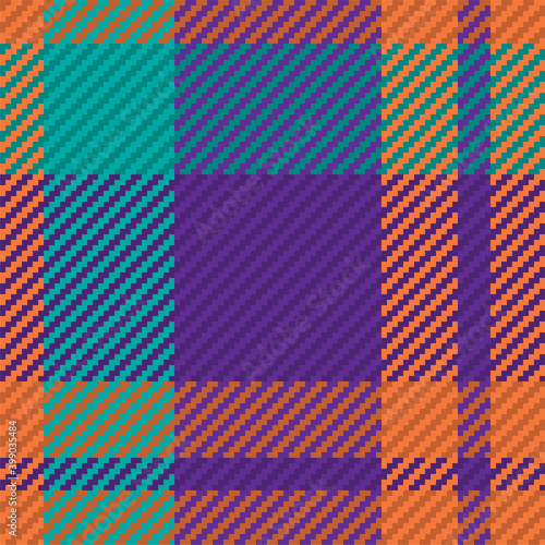 Seamless pattern of scottish tartan plaid. Repeatable background with check fabric texture. Vector backdrop striped textile print.