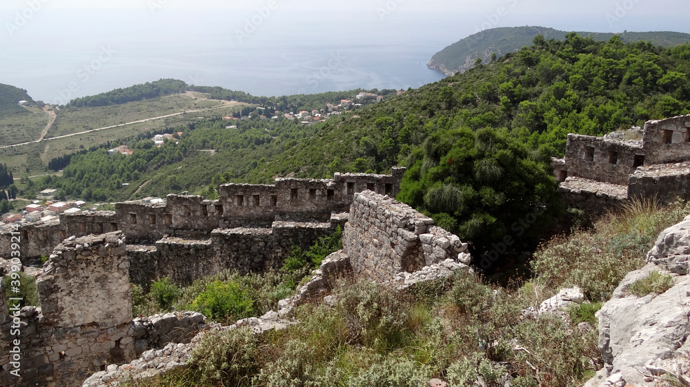 Haj - Nehaj fortress ruins, Sutomore, Montenegro