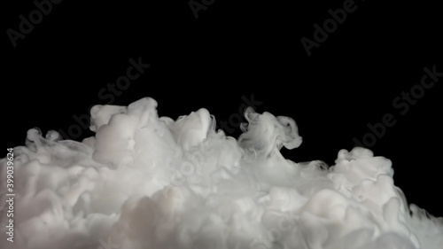Hard Smoke on black background photo  still. Backdrop  wallpaper elegant beautiful explode for web design  banners  titles  texts and etc.
