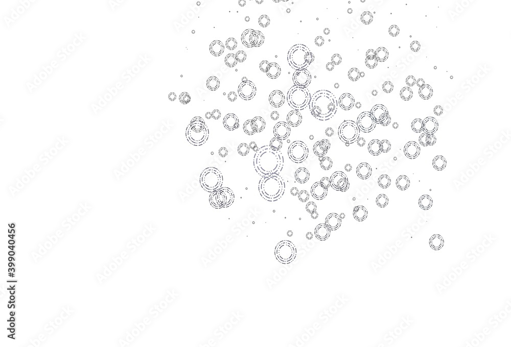 Light Black vector background with bubbles. Light Black vector background with bubbles.