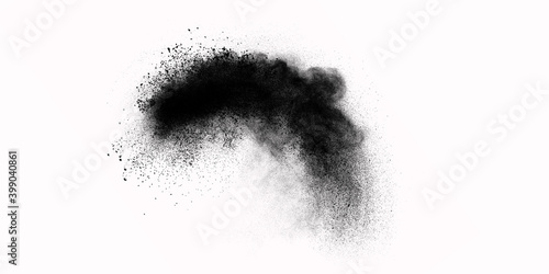 Dust Powder Image In White Background