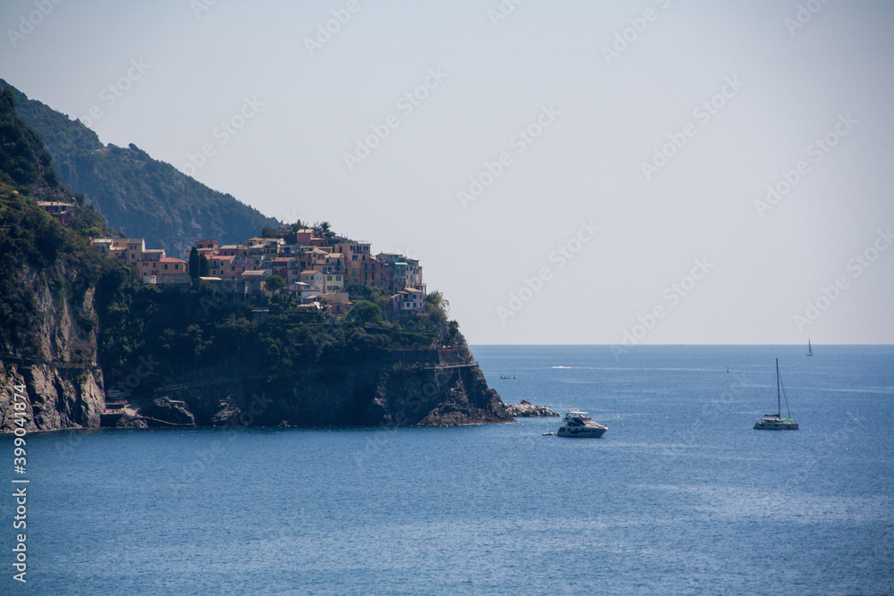 Traditional typical Italian village at the sea Traditional typical Italian village at the sea