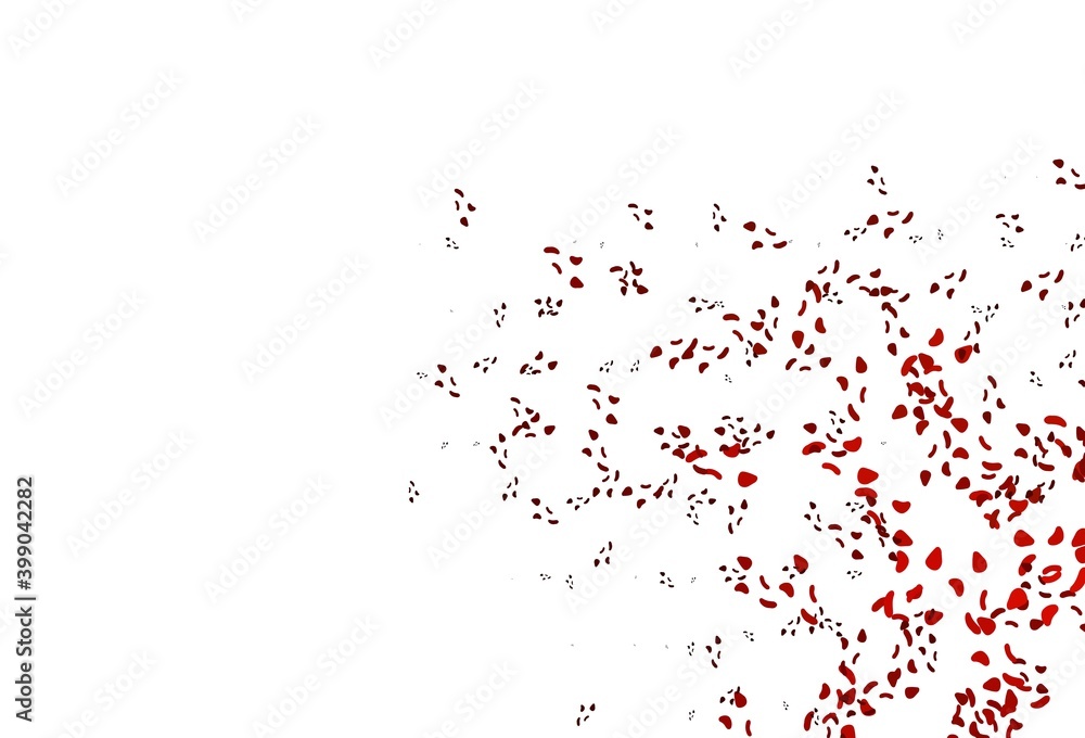 Light Orange vector template with memphis shapes. Light Orange vector template with memphis shapes.