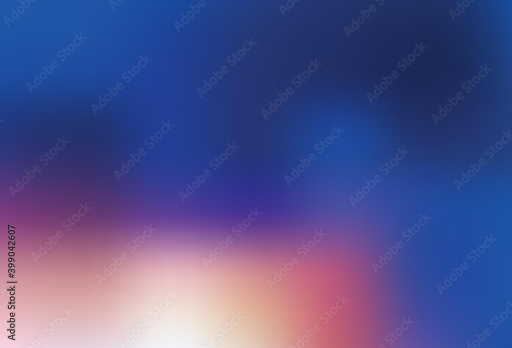 Light Blue, Yellow vector abstract blurred background.