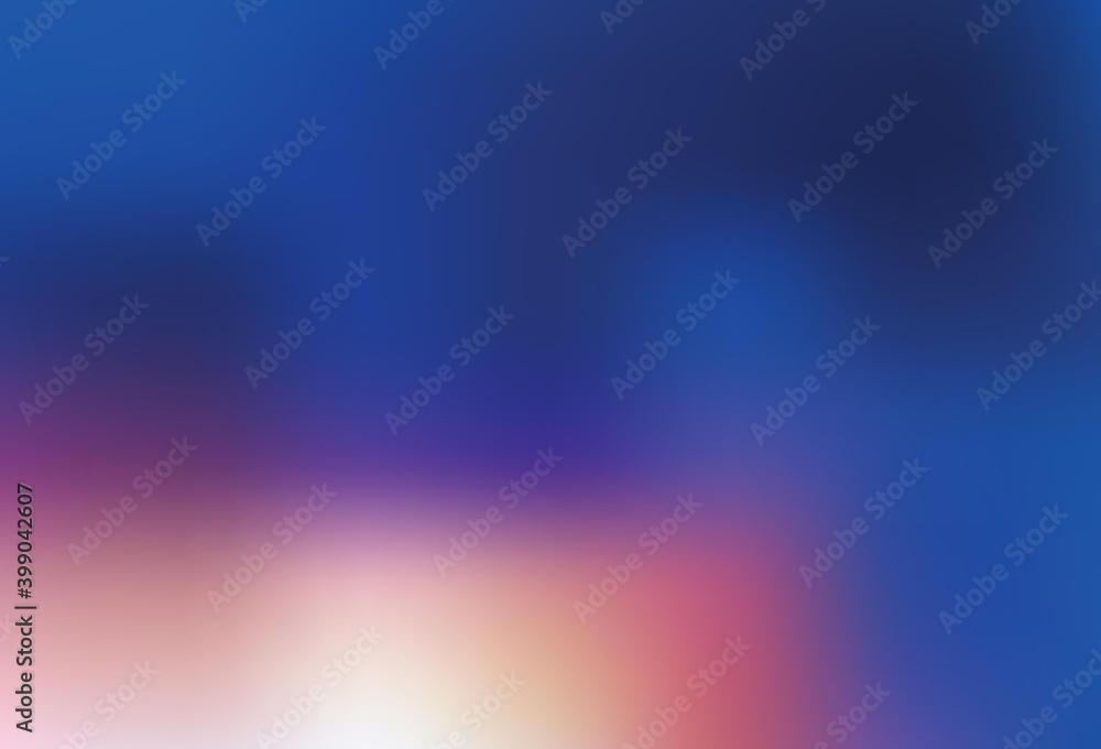 Fototapeta premium Light Blue, Yellow vector abstract blurred background.
