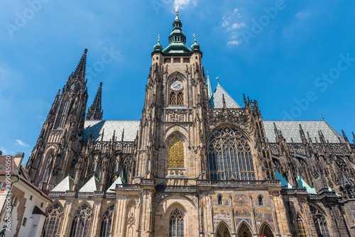St. Vitus Cathedral at Prague Castle. Prague, Czech Republic.