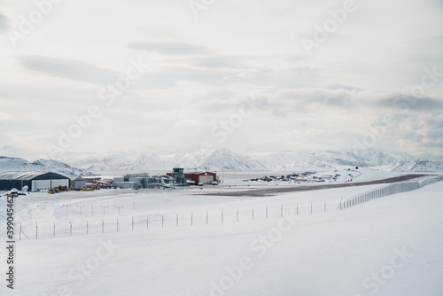 The Airport of Hammerfest in north Norway