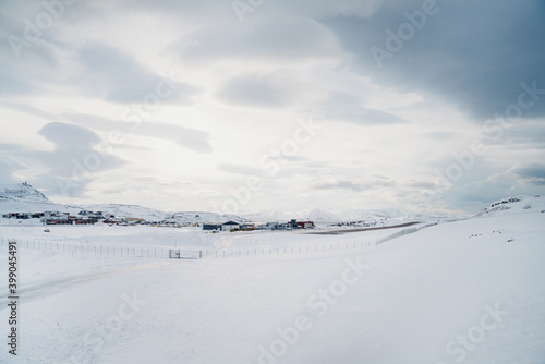 The Airport of Hammerfest in north Norway