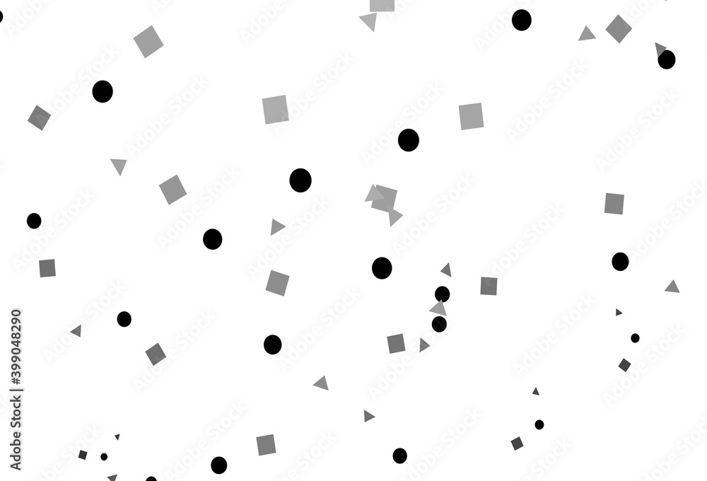 Light Silver, Gray vector texture in poly style with circles, cubes. Light Silver, Gray vector texture in poly style with circles, cubes.