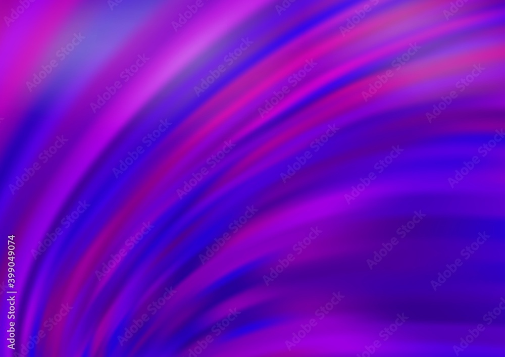 Fototapeta premium Light Purple vector template with liquid shapes.