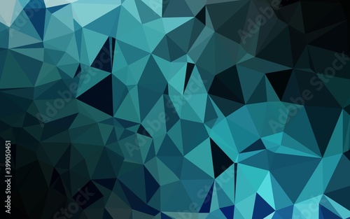 Light BLUE vector abstract mosaic pattern.