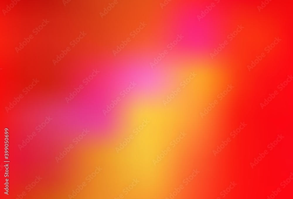 Light Red vector abstract blurred layout.
