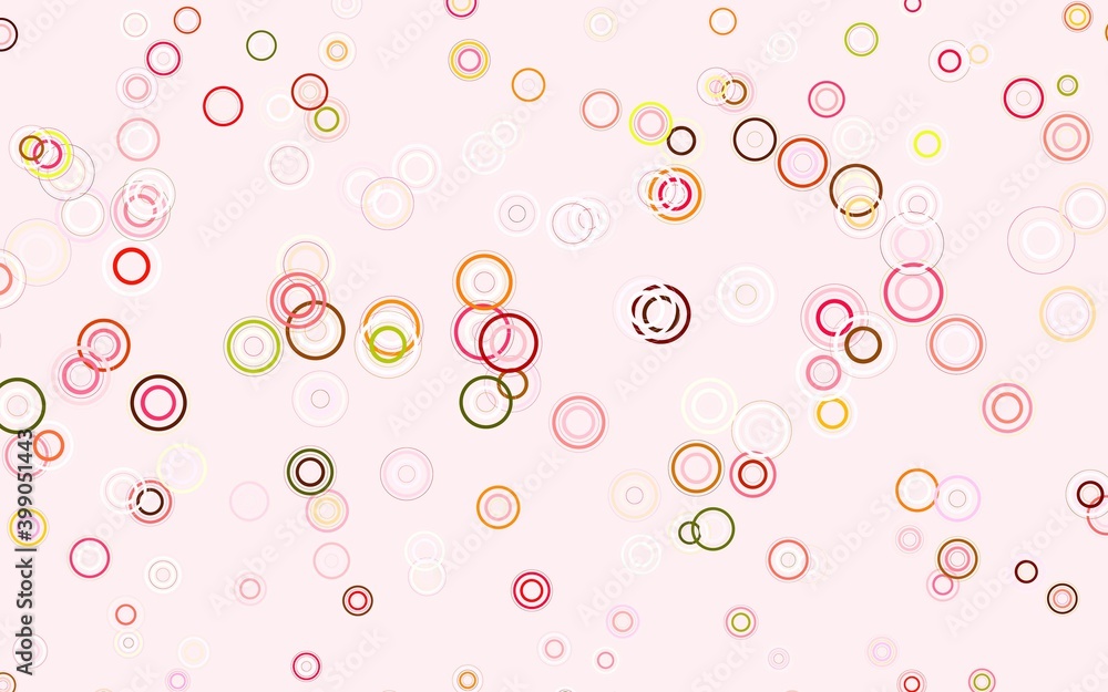 Light Green, Red vector template with circles. Light Green, Red vector template with circles.