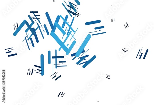 Light BLUE vector texture with colorful lines.