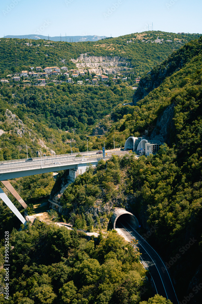 Fototapeta premium Rijeka, Croatia, European Capital of Culture 2020, Panorama