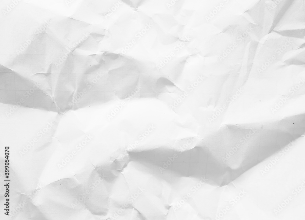 Obraz premium crumpled white paper background