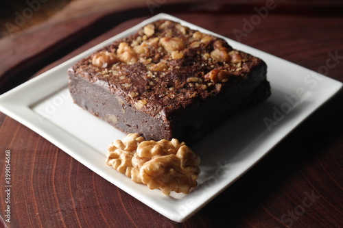 gourmet candy brownie and nuts 