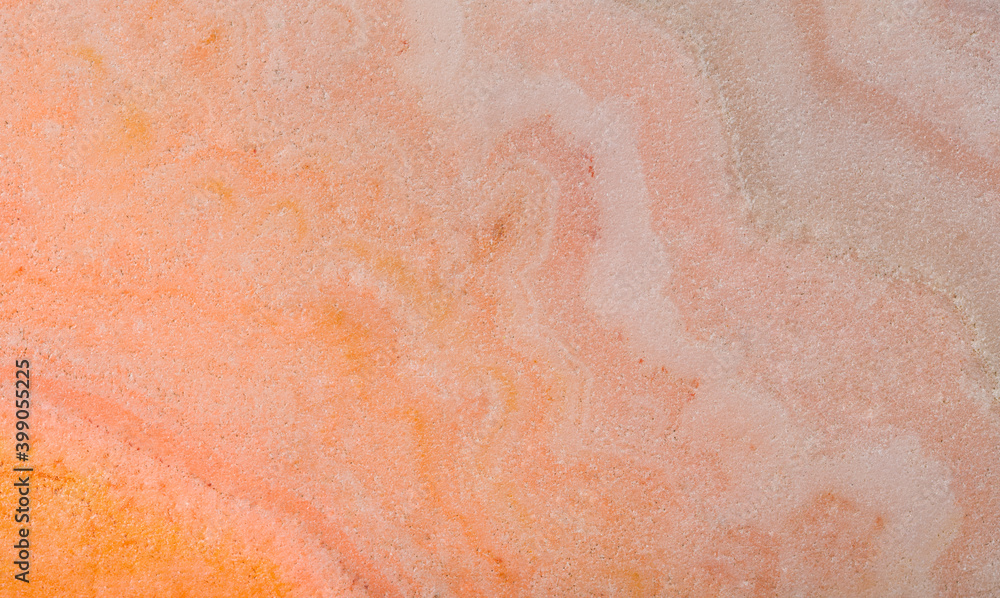 Fototapeta premium low-contrast orange color agate closeup
