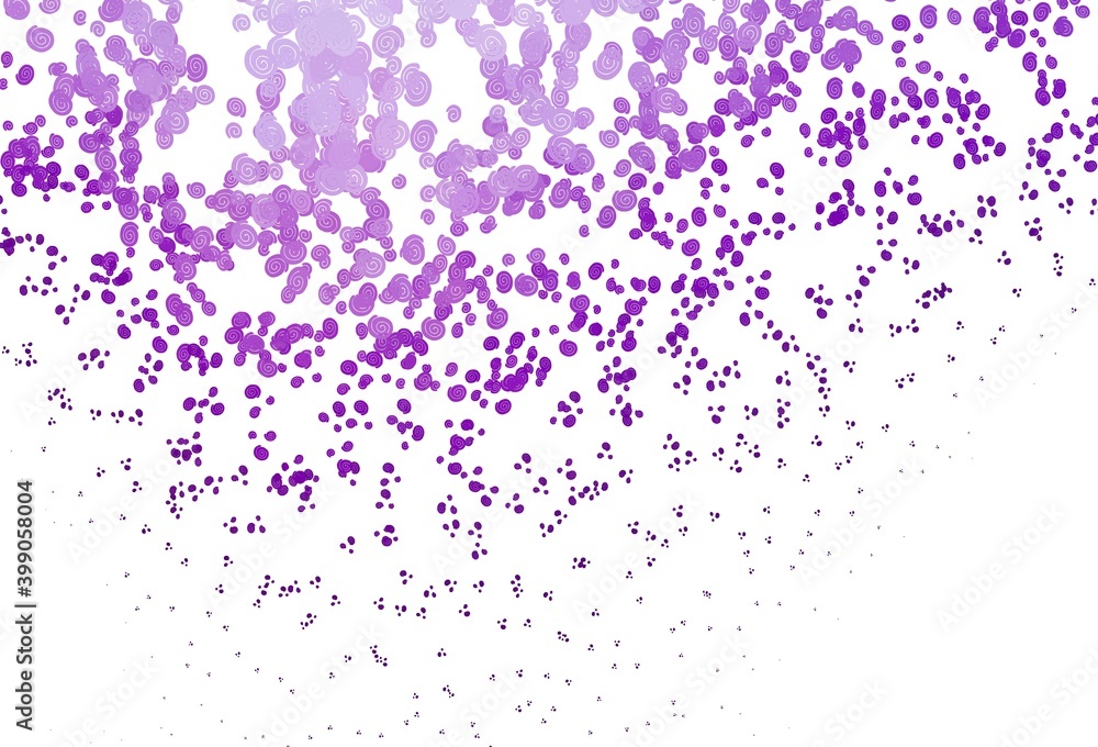 Light Purple vector background with curved circles. Light Purple vector background with curved circles.