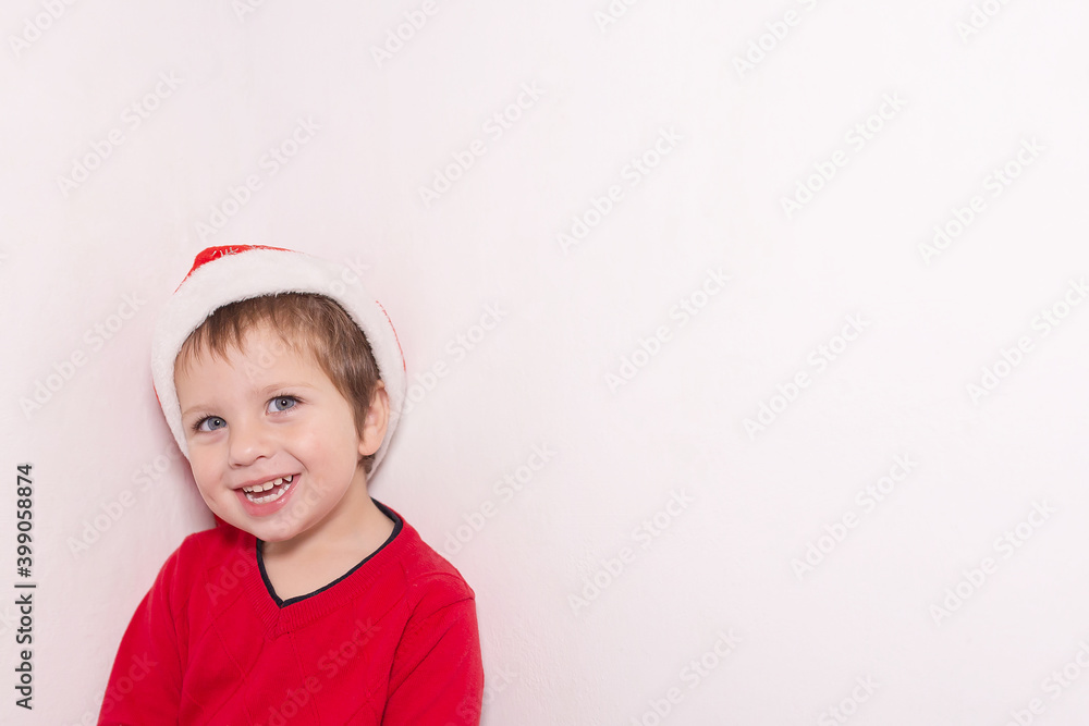 Beautiful baby smiling, new year Beautiful baby smiling, new year