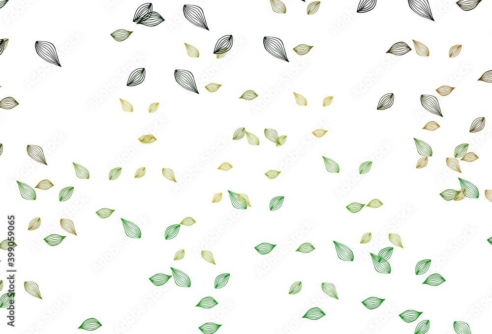 Light Green, Yellow vector sketch backdrop. Light Green, Yellow vector sketch backdrop.