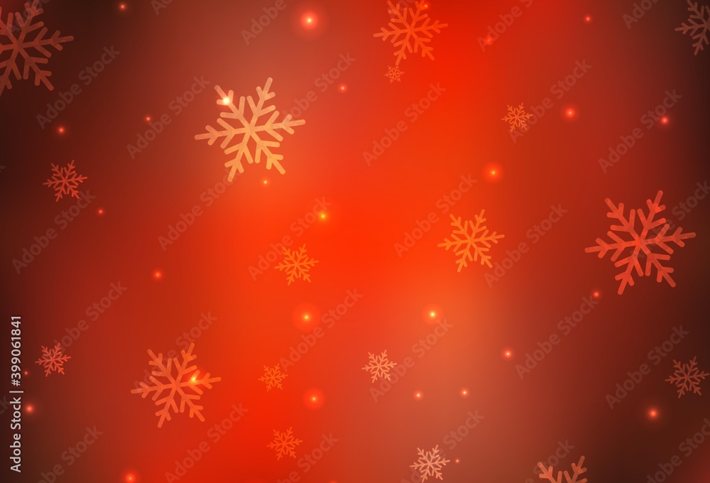 Light Red vector pattern in Christmas style. Light Red vector pattern in Christmas style.