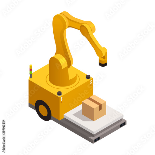 Warehouse Isometric Illustration