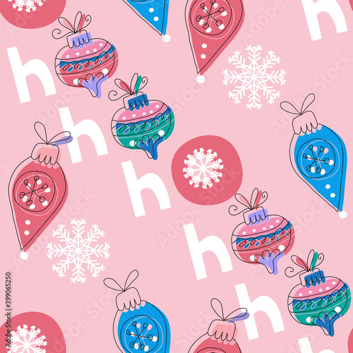 Christmas HO HO pattern 14