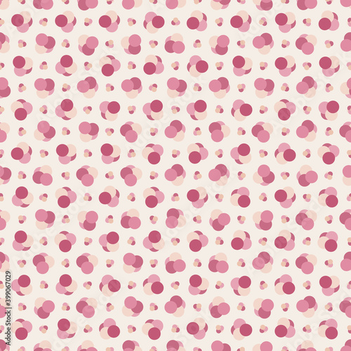 Wallpaper Mural Abstract seamless pattern with circles. Colorful vector background. Torontodigital.ca