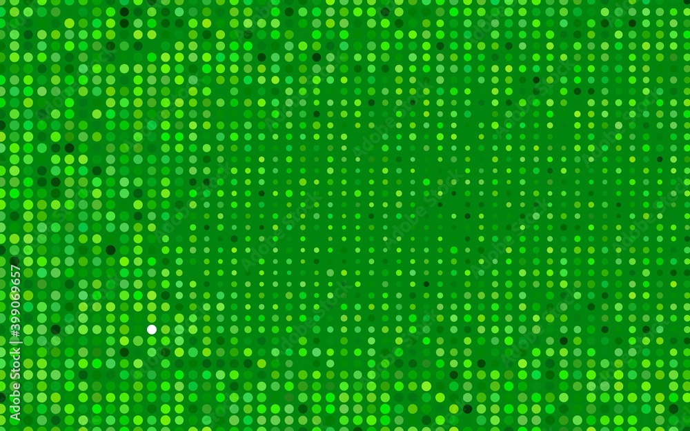 Light Green vector template with circles. Light Green vector template with circles.