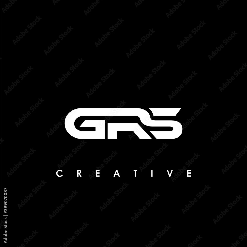 GRS Letter Initial Logo Design Template Vector Illustration