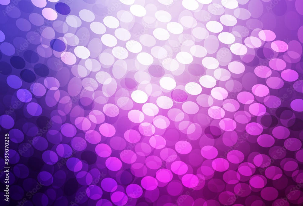 Light Purple, Pink vector layout with circle shapes. Light Purple, Pink vector layout with circle shapes.