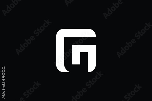 G logo letter design on luxury background. GG logo monogram initials letter concept. G icon logo design. GG elegant and Professional letter icon design on black background. G GG