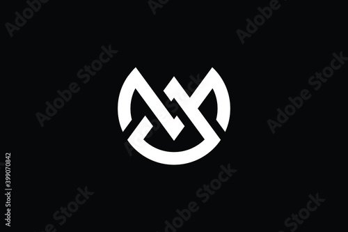 AM logo letter design on luxury background. MA logo monogram initials letter concept. AM icon logo design. MA elegant and Professional letter icon design on black background. 