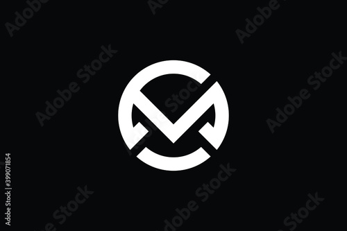 CM logo letter design on luxury background. MC logo monogram initials letter concept. CM icon logo design. MC elegant and Professional letter icon design on black background. M C CM MC