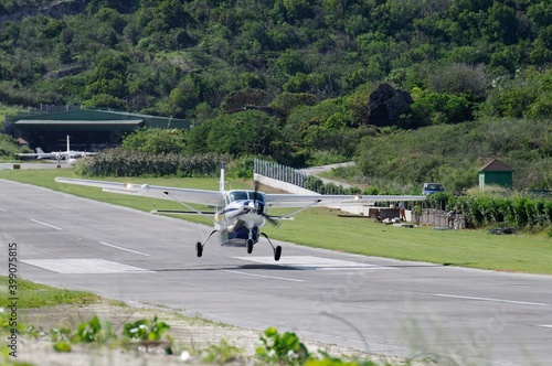 decollage avion St Barth