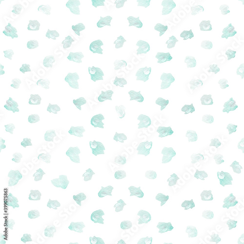 Winter landscape snowfall snowflakes seamless pattern. For decoration of postcards, print, design works, souvenirs, design of fabrics and textiles, packaging design, invitation, wrapping.