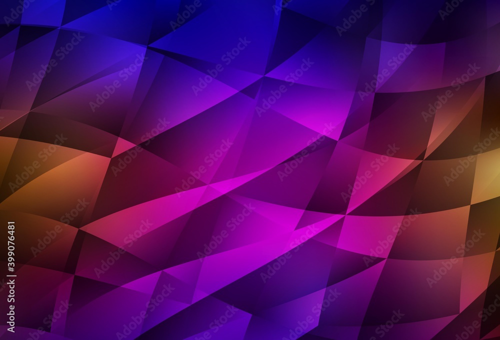 Dark Blue, Red vector polygonal template. Dark Blue, Red vector polygonal template.