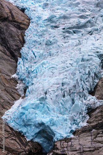 Briksdal glacier, close-up, Norway