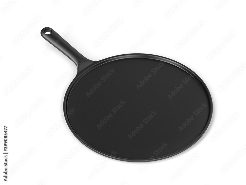 Pan for pancakes isolated on white background Pan for pancakes isolated on white background