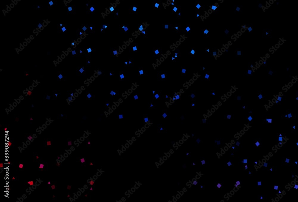 Dark Blue, Red vector backdrop with lines, circles, rhombus. Dark Blue, Red vector backdrop with lines, circles, rhombus.