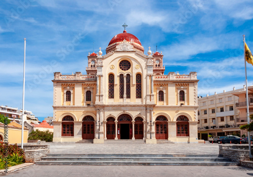 Agios Minas (Saint Minas) Cathedral in Heraklion, Crete island, Greece