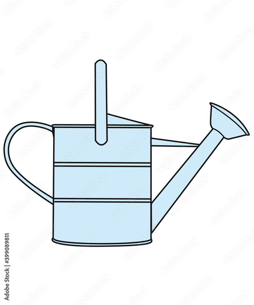 Gießkanne, Illustration Stock Illustration | Adobe Stock