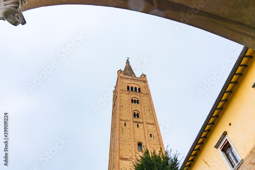 tower of Abbey San Mercuriale. Forli, Italy photo