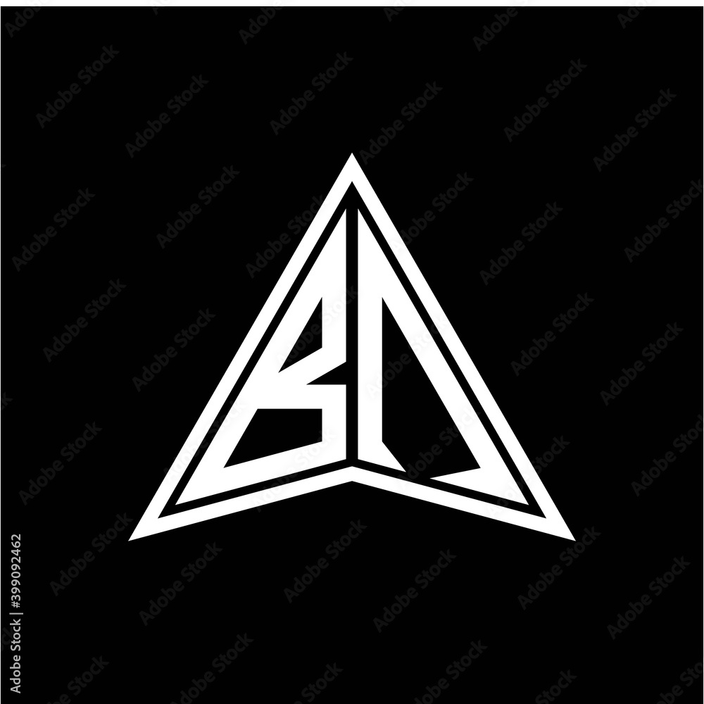 B N initials in the form of a modern minimalist arrow. perfect for letters, game profiles, computer arrows and more B N initials in the form of a modern minimalist arrow. perfect for letters, game profiles, computer arrows and more