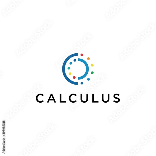 Logo Design for Calculus, Biotechnology, and Medical Evolution Concepts